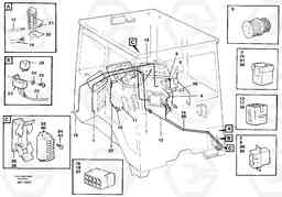 28710 Cable harnesses, cab A25C VOLVO BM VOLVO BM A25C SER NO - 10256/ - 60911, Volvo Construction Equipment