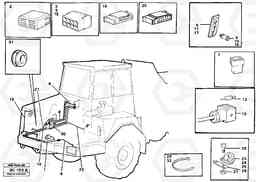 53146 Cable harnesses, front A25C VOLVO BM VOLVO BM A25C SER NO - 10256/ - 60911, Volvo Construction Equipment