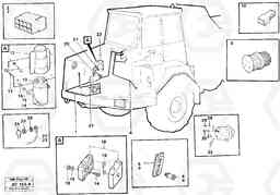 28718 Cable harnesses, front A25C VOLVO BM VOLVO BM A25C SER NO - 10256/ - 60911, Volvo Construction Equipment