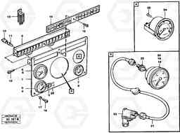 2349 Instrument panel, middle A25C VOLVO BM VOLVO BM A25C SER NO - 10256/ - 60911, Volvo Construction Equipment