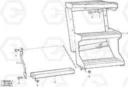 85016 Foot step A25C VOLVO BM VOLVO BM A25C SER NO - 10256/ - 60911, Volvo Construction Equipment