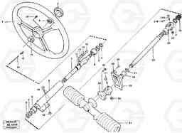 88748 Steering gear A25C VOLVO BM VOLVO BM A25C SER NO - 10256/ - 60911, Volvo Construction Equipment