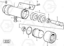 88088 Damping cylinder with fitting parts A25C VOLVO BM VOLVO BM A25C SER NO - 10256/ - 60911, Volvo Construction Equipment