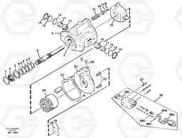 10823 Piston pump A25C VOLVO BM VOLVO BM A25C SER NO - 10256/ - 60911, Volvo Construction Equipment