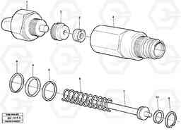 26613 Pressure sensor A25C VOLVO BM VOLVO BM A25C SER NO - 10256/ - 60911, Volvo Construction Equipment