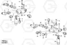 92521 Check valve with fitting parts A25C VOLVO BM VOLVO BM A25C SER NO - 10256/ - 60911, Volvo Construction Equipment