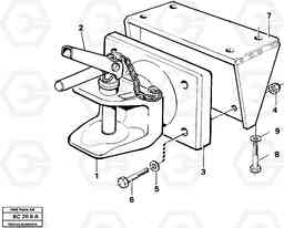 28554 Towing brace A25C VOLVO BM VOLVO BM A25C SER NO - 10256/ - 60911, Volvo Construction Equipment