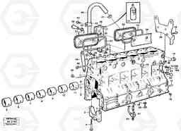 100728 Cylinder block A25C VOLVO BM VOLVO BM A25C SER NO - 10256/ - 60911, Volvo Construction Equipment