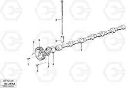 52762 Camshaft A25C VOLVO BM VOLVO BM A25C SER NO - 10256/ - 60911, Volvo Construction Equipment