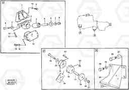 81890 Engine mounting A25C VOLVO BM VOLVO BM A25C SER NO - 10256/ - 60911, Volvo Construction Equipment