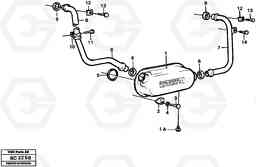 25040 Oil cooler A25C VOLVO BM VOLVO BM A25C SER NO - 10256/ - 60911, Volvo Construction Equipment