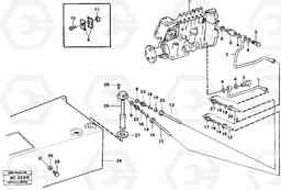 65470 Fuel pipe - Fuel tank A25C VOLVO BM VOLVO BM A25C SER NO - 10256/ - 60911, Volvo Construction Equipment