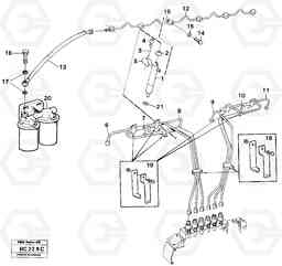 10926 Fuel pipes-injector A25C VOLVO BM VOLVO BM A25C SER NO - 10256/ - 60911, Volvo Construction Equipment