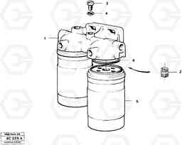 16849 Fuel filter A25C VOLVO BM VOLVO BM A25C SER NO - 10256/ - 60911, Volvo Construction Equipment