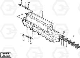 16853 Inlet manifold A25C VOLVO BM VOLVO BM A25C SER NO - 10256/ - 60911, Volvo Construction Equipment