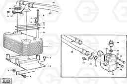 88241 Oil cooler, transmission A25C VOLVO BM VOLVO BM A25C SER NO - 10256/ - 60911, Volvo Construction Equipment