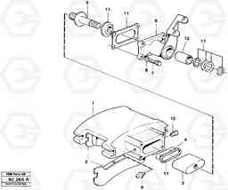 10574 Parking brake 6 X 6 A25C VOLVO BM VOLVO BM A25C SER NO - 10256/ - 60911, Volvo Construction Equipment