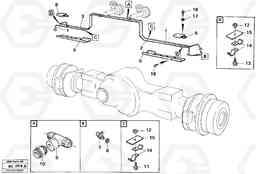 84095 Hydraulic brake system trailer 4 X 4 A25C VOLVO BM VOLVO BM A25C SER NO - 10256/ - 60911, Volvo Construction Equipment