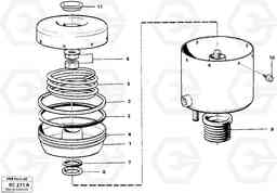 15227 Brake cylinder A25C VOLVO BM VOLVO BM A25C SER NO - 10256/ - 60911, Volvo Construction Equipment