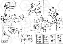 65475 Brake system tractor A25C VOLVO BM VOLVO BM A25C SER NO - 10256/ - 60911, Volvo Construction Equipment