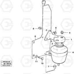 26606 Anti-freeze reservoir A25C VOLVO BM VOLVO BM A25C SER NO - 10256/ - 60911, Volvo Construction Equipment