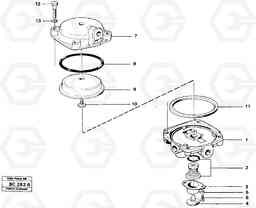 15226 Relay valve A25C VOLVO BM VOLVO BM A25C SER NO - 10256/ - 60911, Volvo Construction Equipment