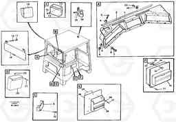 55702 Instrument panel, sun visor A25C VOLVO BM VOLVO BM A25C SER NO - 10256/ - 60911, Volvo Construction Equipment