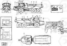 66640 Decals A25C VOLVO BM VOLVO BM A25C SER NO - 10256/ - 60911, Volvo Construction Equipment