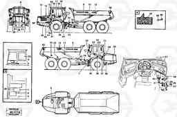 66641 Decals A25C VOLVO BM VOLVO BM A25C SER NO - 10256/ - 60911, Volvo Construction Equipment