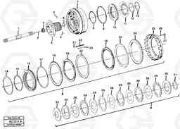 26117 Clutch A, B A25C VOLVO BM VOLVO BM A25C SER NO - 10256/ - 60911, Volvo Construction Equipment