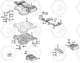 26122 Selector valves A25C VOLVO BM VOLVO BM A25C SER NO - 10256/ - 60911, Volvo Construction Equipment