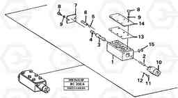 26124 Valve, circuit body and return valve A25C VOLVO BM VOLVO BM A25C SER NO - 10256/ - 60911, Volvo Construction Equipment