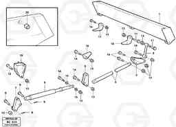 28557 Rear flap, mechanical A25C VOLVO BM VOLVO BM A25C SER NO - 10256/ - 60911, Volvo Construction Equipment