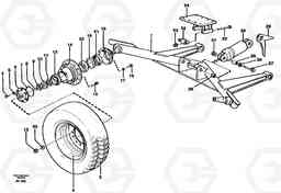 34773 Turn-around wheels A25C VOLVO BM VOLVO BM A25C SER NO - 10256/ - 60911, Volvo Construction Equipment