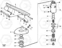 26125 Retarder pedal A25C VOLVO BM VOLVO BM A25C SER NO - 10256/ - 60911, Volvo Construction Equipment