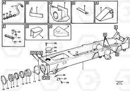 62310 Frame, rear A30 VOLVO BM VOLVO BM A30, Volvo Construction Equipment