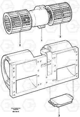 28107 Fan A30 VOLVO BM VOLVO BM A30, Volvo Construction Equipment