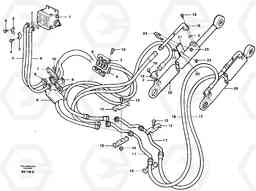 88428 Hoist cylinder and hydraulic hoses A30 VOLVO BM VOLVO BM A30, Volvo Construction Equipment