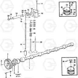 55949 Valve mechanism A30 VOLVO BM VOLVO BM A30, Volvo Construction Equipment