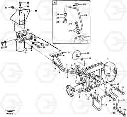21032 Fuel pipes, fuelinjec. pump-fuel filter A30 VOLVO BM VOLVO BM A30, Volvo Construction Equipment