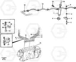 21087 Fuel pipes - injectors A30 VOLVO BM VOLVO BM A30, Volvo Construction Equipment