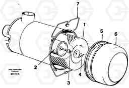 5194 Air filter A30 VOLVO BM VOLVO BM A30, Volvo Construction Equipment