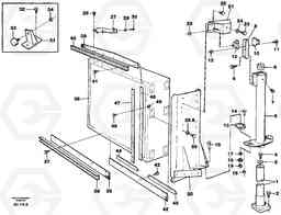 81689 Radiator mounting A30 VOLVO BM VOLVO BM A30, Volvo Construction Equipment