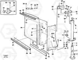 81689 Radiator mounting A30 VOLVO BM VOLVO BM A30, Volvo Construction Equipment