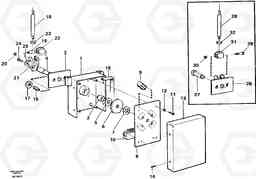 89458 Gear selector A30 VOLVO BM VOLVO BM A30, Volvo Construction Equipment