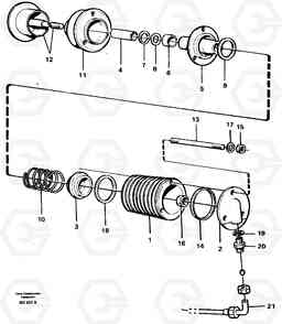 21041 Exhaust pressure regulator A30 VOLVO BM VOLVO BM A30, Volvo Construction Equipment