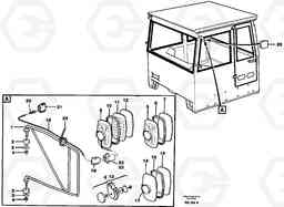 65389 Rear view mirrors A30 VOLVO BM VOLVO BM A30, Volvo Construction Equipment