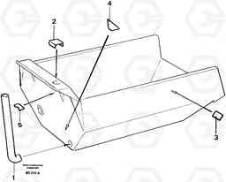 63843 Exhaust pipe A30 VOLVO BM VOLVO BM A30, Volvo Construction Equipment