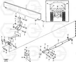 20722 Rear flap, mechanical A30 VOLVO BM VOLVO BM A30, Volvo Construction Equipment