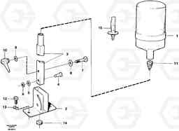 16984 Rotation warning light A30 VOLVO BM VOLVO BM A30, Volvo Construction Equipment